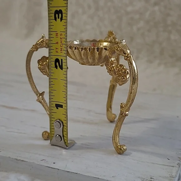 Marble Eggs Alabaster 4pc Stone Hand Crafted Vintage with Victorian Style Stands - Picture 8 of 8